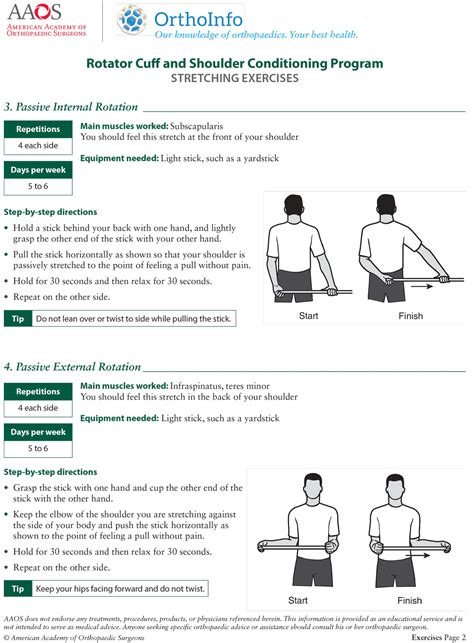 orthoinfo|orthoinfo shoulder conditioning program.